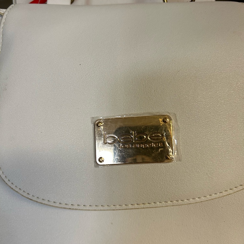 Beige Leather Backpack By Bebe - image 2